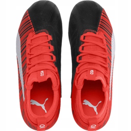 Kopačky Puma One 5.3 Fg Ag Junior červená černá 105657 01 vícebarevný červený 1