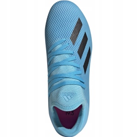 Kopačky adidas X 19.3 Fg Junior blue F35366 vícebarevný modrý 1 Kopačky adidas X 19.3 Fg Junior blue F35366 vícebarevný modrý 1