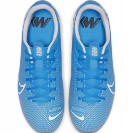 Kopačky Nike Mercurial Vapor 13 Academy FG / MG Junior AT8123 414 modrý modrý 1