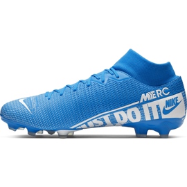 Kopačky Nike Mercurial Superfly 7 Academy FG / MG AT7946 414 vícebarevný modrý 2