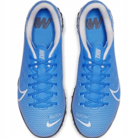 Kopačky Nike Mercurial Vapor 13 Academy Tf Junior AT8145 414 modrý modrý 1