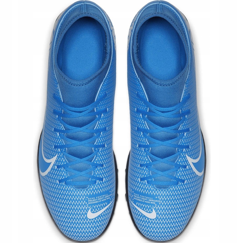 Kopačky Nike Mercurial Superfly 7 Club Tf Junior AT8156 414 vícebarevný modrý 1