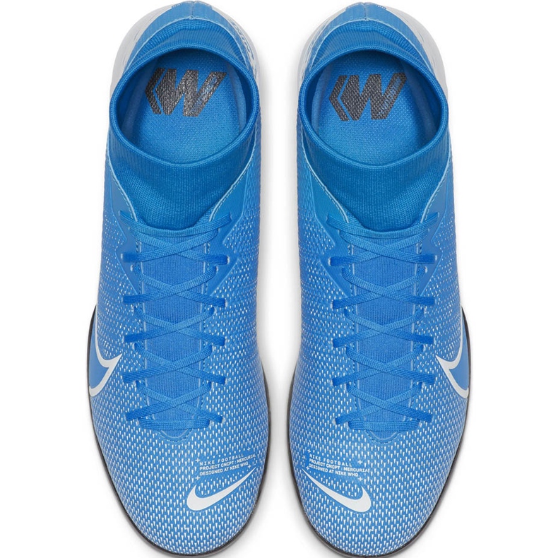 Kopačky Nike Mercurial Superfly 7 Academy Ic AT7975 414 modrý modrý 1