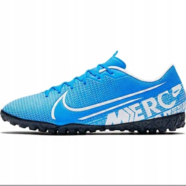 Kopačky Nike Mercurial Vapor 13 Academy Tf AT7996 414 vícebarevný modrý 2