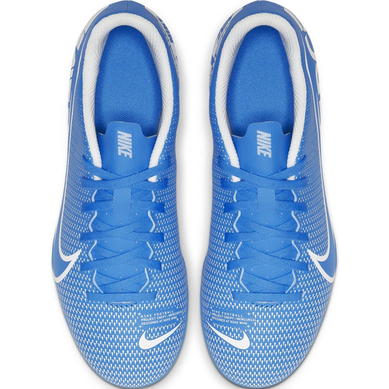 Kopačky Nike Mercurial Vapor 13 Club FG / MG Junior AT8161 414 modrý modrý 1