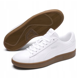 Pánské boty Puma Smash v2 L bílé 365215 13 bílý 2