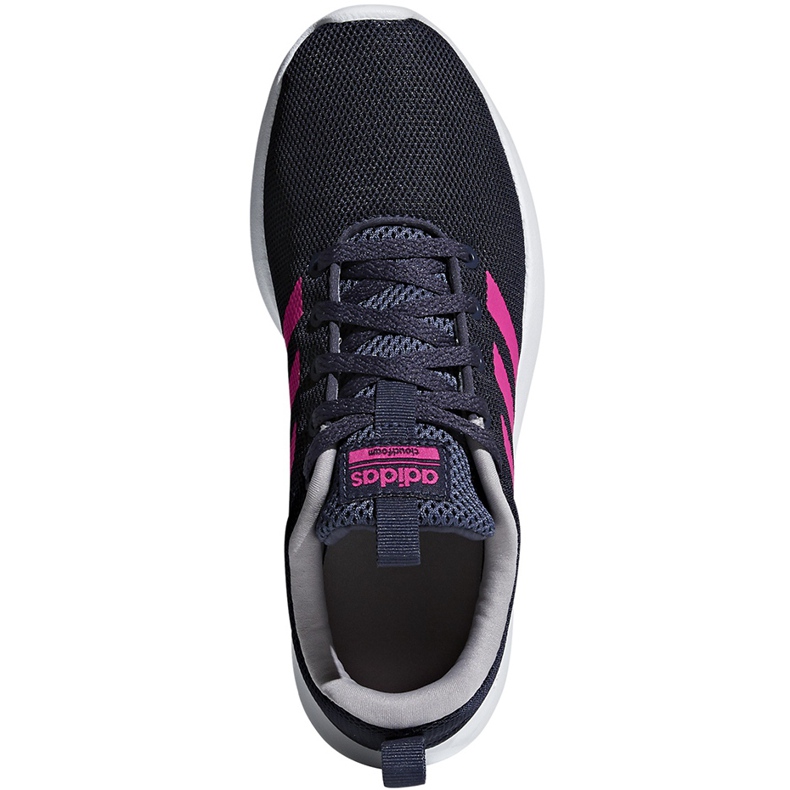 Dětské boty Adidas Lite Racer Cln K BB7045 tmavě modré a růžové námořnická modrá růžový 1