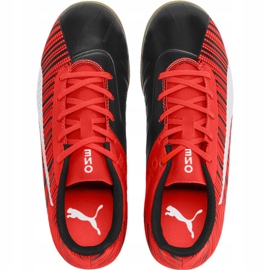 Kopačky Puma One 5.4 It Junior 105664 03 vícebarevný červený 1