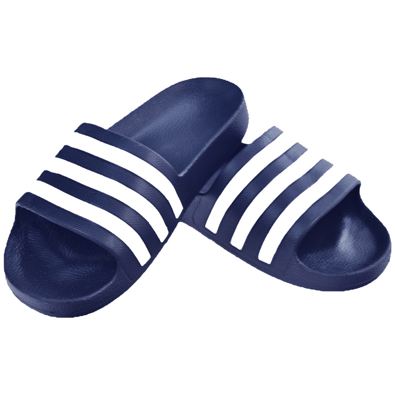 Pantofle Adidas Adilette Aqua navy F35542 bílý námořnická modř 1