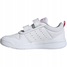 Bílé dětské boty Adidas Tensaur C EF1097 bílý růžový 1