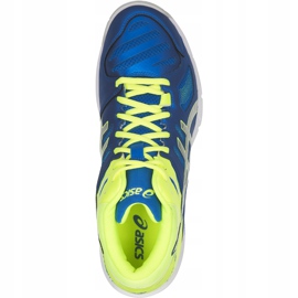 Pánské volejbalové boty Asics Gel Beyond 5 Mt modro-žluté B600N 400 modrý 1