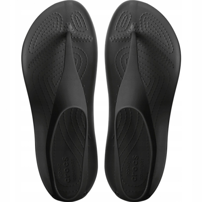 Dámské sandály Crocs Serena Flip W černé 205 468 060 černý 1
