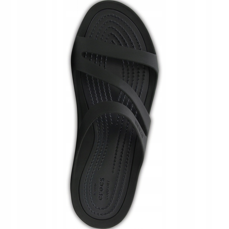 Dámské pantofle Crocs Swiftwater Sandal W černé 203998060 černá 2