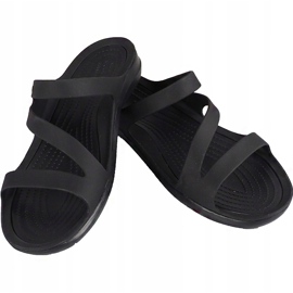 Dámské pantofle Crocs Swiftwater Sandal W černé 203998060 černá 1