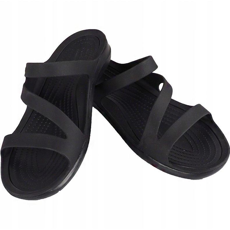 Dámské pantofle Crocs Swiftwater Sandal W černé 203998060 černý 1