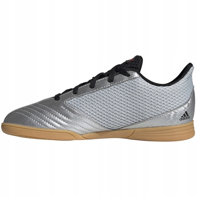 Kopačky adidas Predator 19.4 In Sala Jr stříbrná G25829 vícebarevný šedá 1