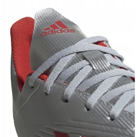 Kopačky adidas X 19.4 FxG stříbrné F35379 vícebarevný stříbro 1
