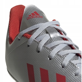 Kopačky adidas X 19.4 FxG Jr stříbrné F35362 vícebarevný stříbrný 1