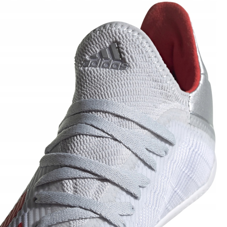 Kopačky adidas X 19.3 In Jr. stříbrné F35355 vícebarevný šedá 1
