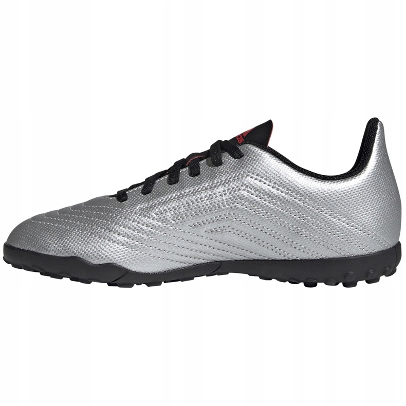 Kopačky adidas Predator 19.4 Tf Jr stříbrné G25825 vícebarevný stříbro 1