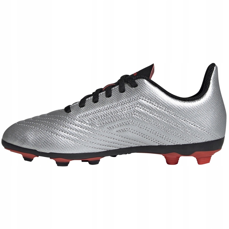 Kopačky adidas Predator 19.4 FxG Jr stříbrné G25822 vícebarevný stříbrný 1 Kopačky adidas Predator 19.4 FxG Jr stříbrné G25822 vícebarevný stříbrný 1