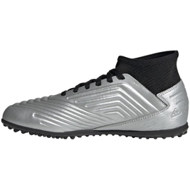 Kopačky adidas Predator 19.3 Tf Jr stříbrné G25802 vícebarevný stříbro 1