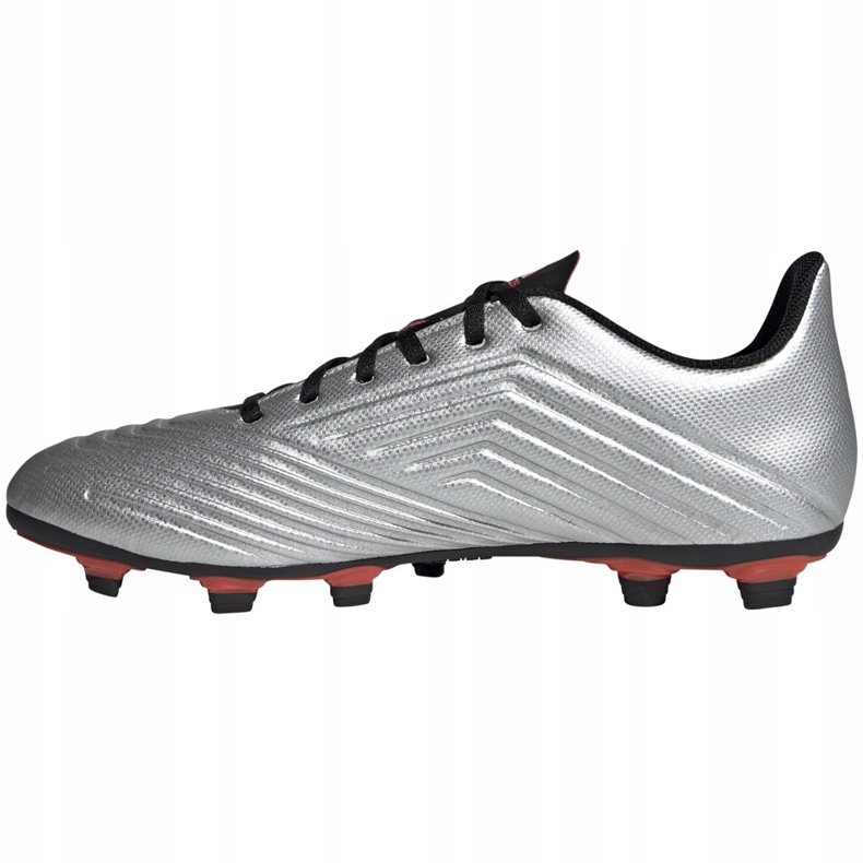 Kopačky adidas Predator 19.4 FxG stříbrné F35597 stříbro 1