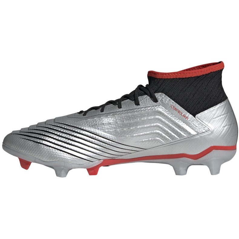 Kopačky adidas Predator 19.2 Fg stříbrné F35601 šedá šedá 1