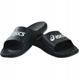 Černé pánské pantofle Asics AS001 P70NS-9001 černý 1