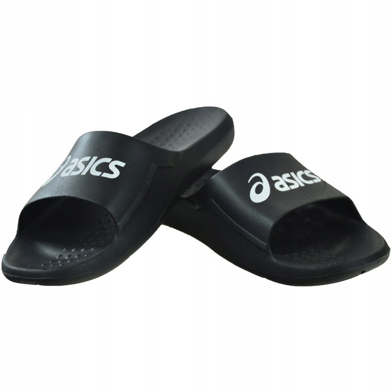 Černé pánské pantofle Asics AS001 P70NS-9001 černý 1