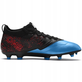 Kopačky Puma One 19.3 Fg Ag černo-modré 105486 01 černá černá 1