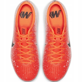 Kopačky Nike Mercurial Vapor 12 Academy Mg Jr AH7347 801 vícebarevný červený 1