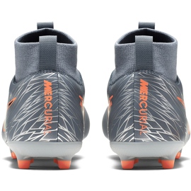 Kopačky Nike Mercurial Superfly 6 Academy Mg Jr AH7337 408 vícebarevný šedá 4
