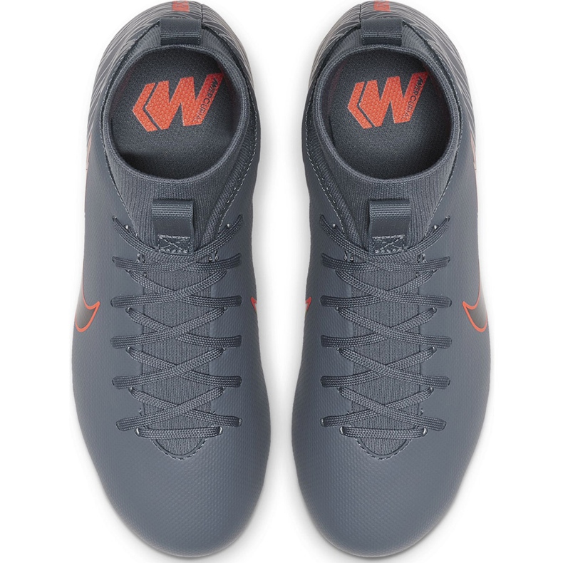 Kopačky Nike Mercurial Superfly 6 Academy Mg Jr AH7337 408 vícebarevný šedá 1