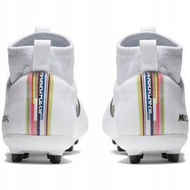 Kopačky Nike Mercurial Superfly 6 Academy Mg Jr AJ3111 109 vícebarevný bílý 4