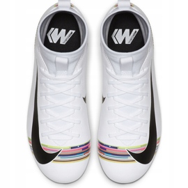 Kopačky Nike Mercurial Superfly 6 Academy Mg Jr AJ3111 109 vícebarevný bílý 1