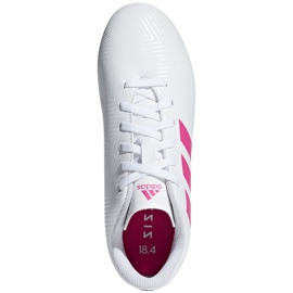 Kopačky Adidas Nemeziz 18.4 FxG Jr CM8511 vícebarevný bílý 1