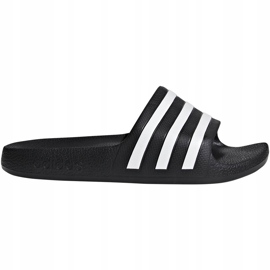 Adidas Adilette Aqua K černé pantofle pro děti F35556 černý 2