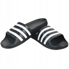 Adidas Adilette Aqua K černé pantofle pro děti F35556 černý 1