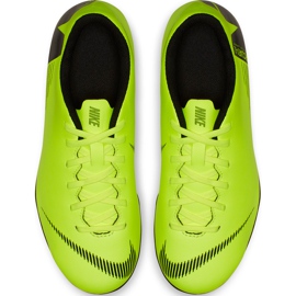 Kopačky Nike Mercurial Vapor 12 Club Mg Jr AH7350 701 vícebarevný zelený 1