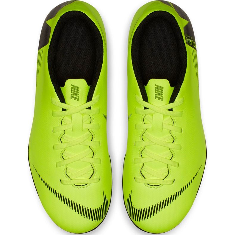 Kopačky Nike Mercurial Vapor 12 Club Mg Jr AH7350 701 vícebarevný zelený 1