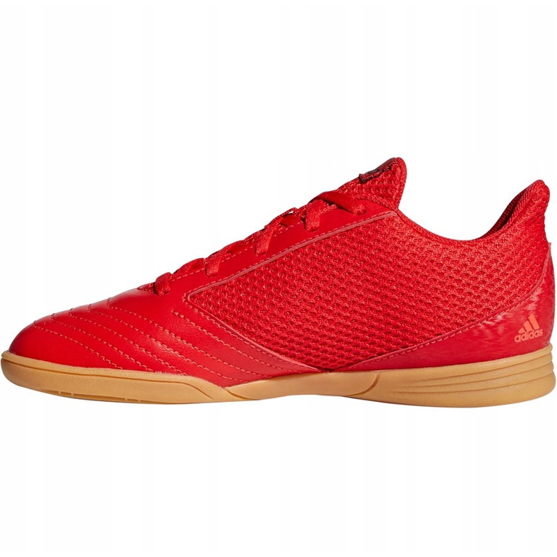 Kopačky Adidas Predator 19.4 In Sala Jr CM8552 vícebarevný červený 1