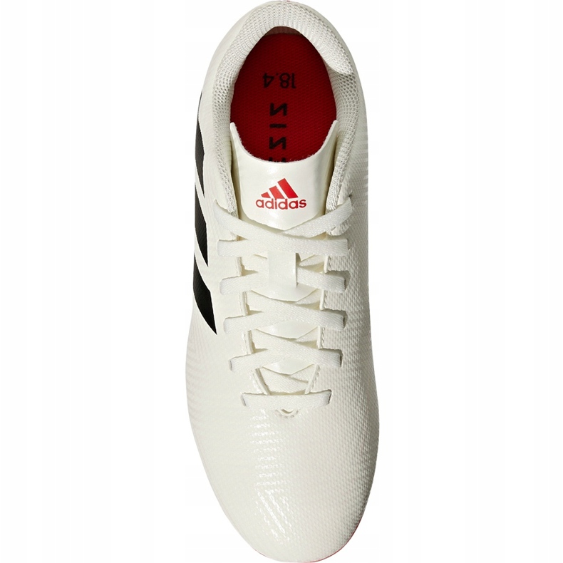 Kopačky Adidas Nemeziz 18.4 FxG Jr CM8510 vícebarevný bílý 1