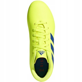 Kopačky adidas Nemeziz 18.4 FxG Jr žlutá modrá CM8509 vícebarevný žluť 1
