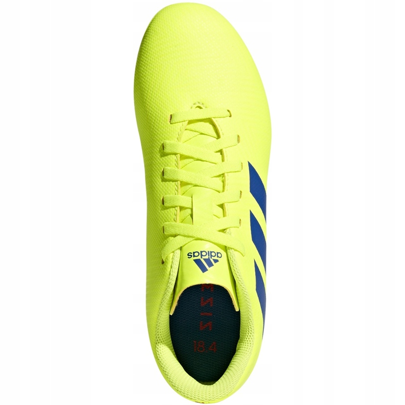 Kopačky adidas Nemeziz 18.4 FxG Jr žlutá modrá CM8509 vícebarevný 1