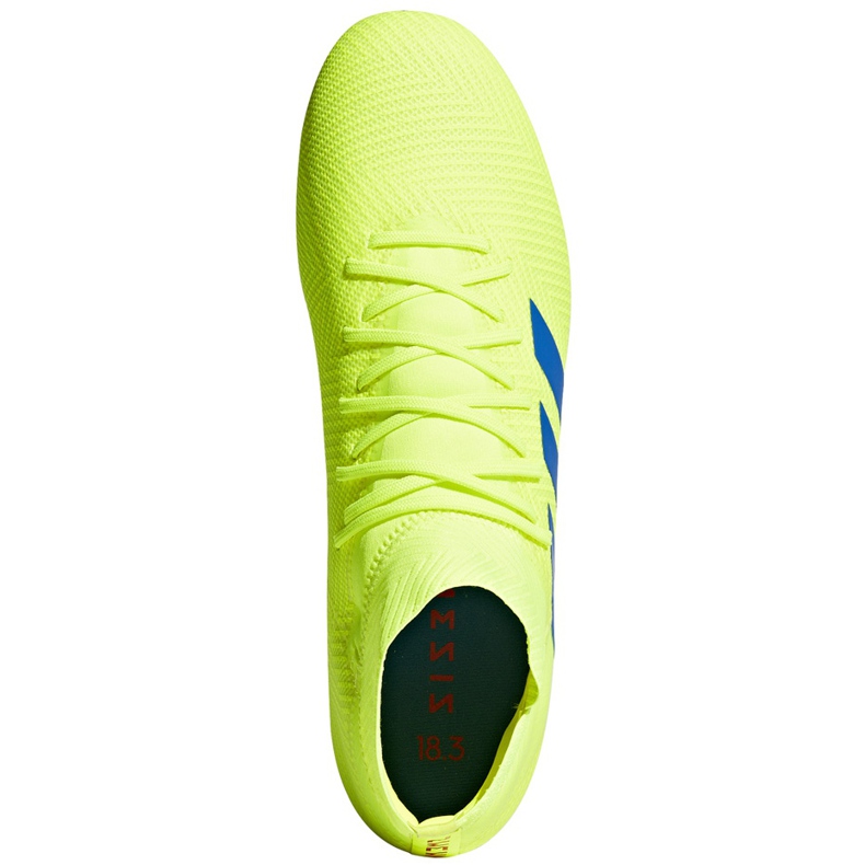 Kopačky adidas Nemeziz 18.3 Fg žlutá modrá BB9438 vícebarevný žluť 1