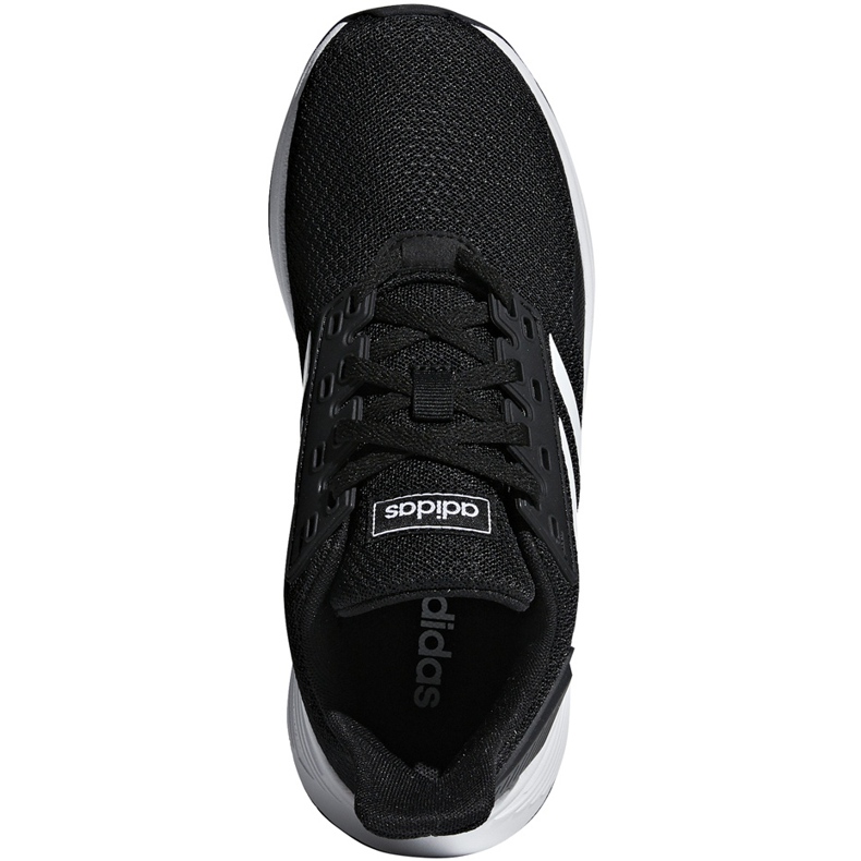 Dětské boty Adidas Duramo 9 K černé a bílé BB7061 bílý černý 1
