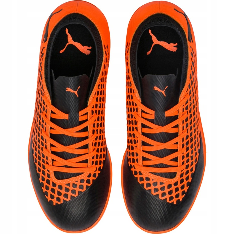 Kopačky Puma Future 2.4 It Junior černo-oranžové 104846 02 pomerančový 1