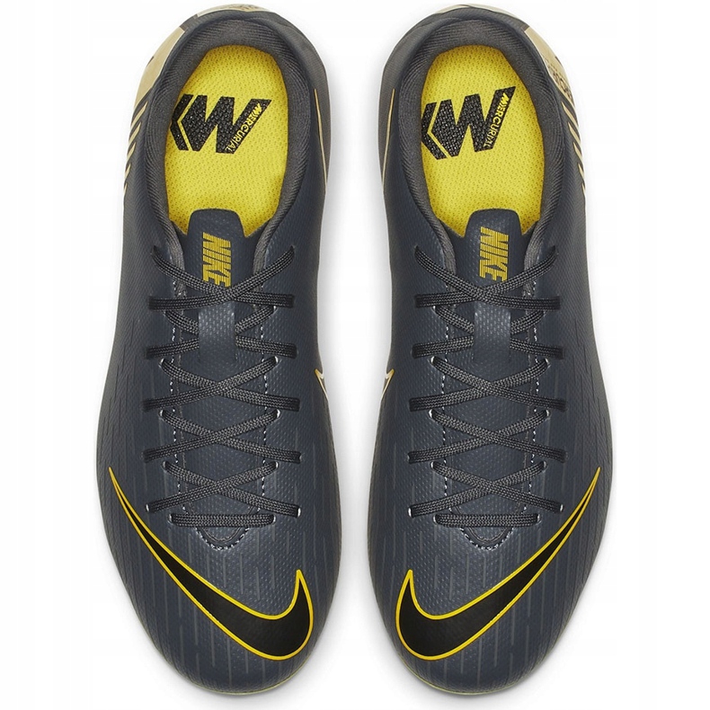 Kopačky Nike Mercurial Vapor 12 Academy Mg Jr AH7347070 vícebarevný šedá 1