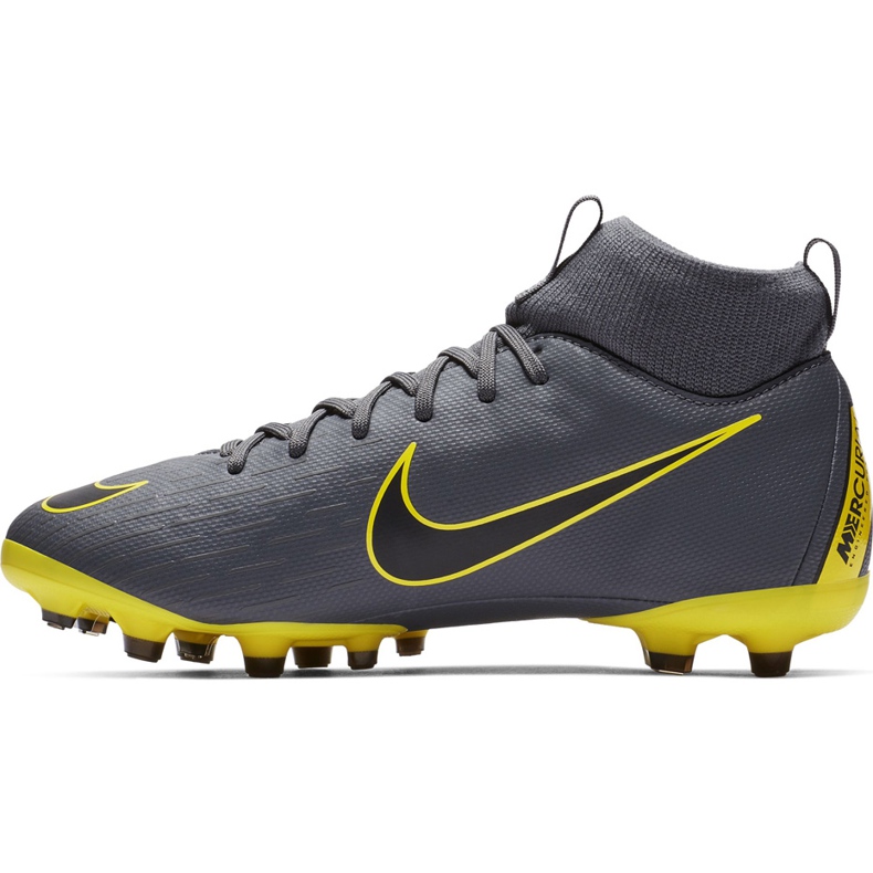 Kopačky Nike Mercurial Superfly 6 Academy Mg Jr AH7337 070 vícebarevný šedá 1